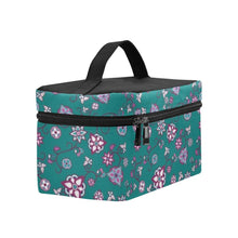 Load image into Gallery viewer, Burgundy Bloom Cosmetic Bag/Large (Model 1658) bag e-joyer 
