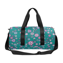 Load image into Gallery viewer, Burgundy Bloom Duffle Bag (Model 1679) Duffle Bag (1679) e-joyer 
