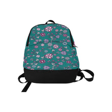 Load image into Gallery viewer, Burgundy Bloom Fabric Backpack for Adult (Model 1659) Casual Backpack for Adult (1659) e-joyer 
