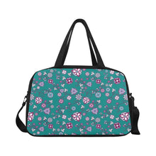 Load image into Gallery viewer, Burgundy Bloom Fitness Handbag (Model 1671) Fitness Handbag (1671) e-joyer 
