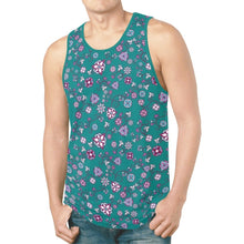 Load image into Gallery viewer, Burgundy Bloom New All Over Print Tank Top for Men (Model T46) New All Over Print Tank Top for Men (T46) e-joyer 
