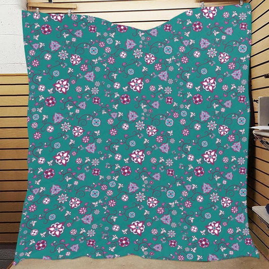 Burgundy Bloom Quilt 70"x80" Quilt 70"x80" e-joyer 