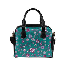 Load image into Gallery viewer, Burgundy Bloom Shoulder Handbag (Model 1634) Shoulder Handbags (1634) e-joyer 
