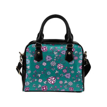 Load image into Gallery viewer, Burgundy Bloom Shoulder Handbag (Model 1634) Shoulder Handbags (1634) e-joyer 
