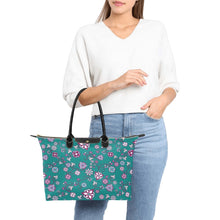 Load image into Gallery viewer, Burgundy Bloom Single-Shoulder Lady Handbag (Model 1714) bag e-joyer 
