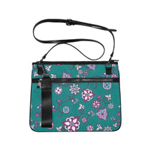 Load image into Gallery viewer, Burgundy Bloom Slim Clutch Bag (Model 1668) Slim Clutch Bags (1668) e-joyer 
