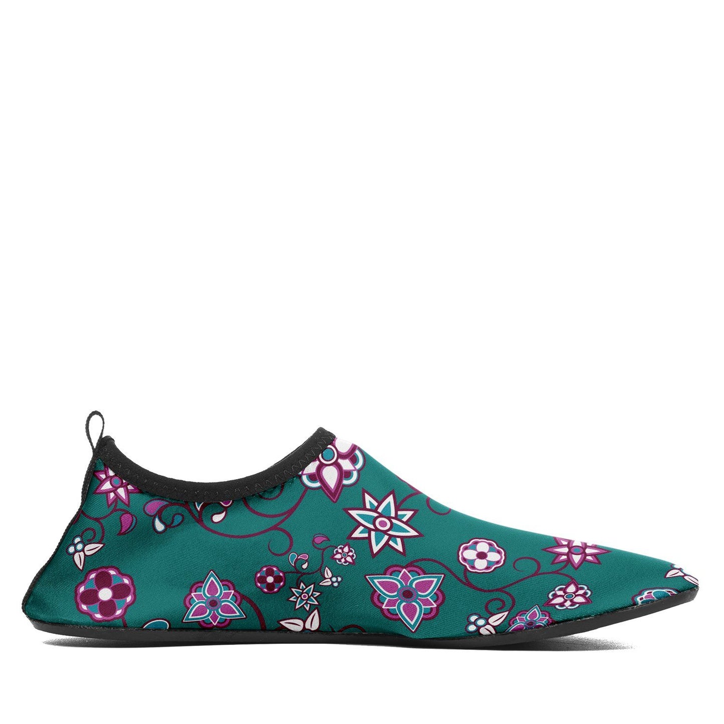 Burgundy Bloom Sockamoccs Slip On Shoes Herman 