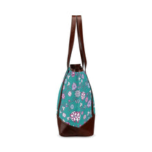 Load image into Gallery viewer, Burgundy Bloom Tote Handbag (Model 1642) Tote Handbags (1642) e-joyer 
