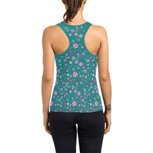 Load image into Gallery viewer, Burgundy Bloom Women&#39;s Racerback Tank Top (Model T60) Racerback Tank Top (T60) e-joyer 
