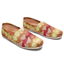 Load image into Gallery viewer, Butterfly and Roses on Geometric Casual Unisex Slip On Shoe Herman 
