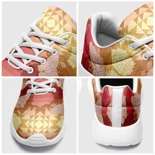 Load image into Gallery viewer, Butterfly and Roses on Geometric Ikkaayi Sport Sneakers ikkaayi Herman 
