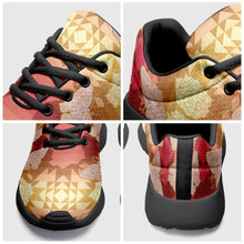 Load image into Gallery viewer, Butterfly and Roses on Geometric Ikkaayi Sport Sneakers ikkaayi Herman 
