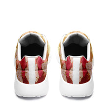 Load image into Gallery viewer, Butterfly and Roses on Geometric Ikkaayi Sport Sneakers ikkaayi Herman 
