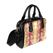 Load image into Gallery viewer, Butterfly and Roses on Geometric Shoulder Handbag (Model 1634) Shoulder Handbags (1634) e-joyer 
