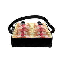 Load image into Gallery viewer, Butterfly and Roses on Geometric Shoulder Handbag (Model 1634) Shoulder Handbags (1634) e-joyer 
