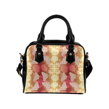 Load image into Gallery viewer, Butterfly and Roses on Geometric Shoulder Handbag (Model 1634) Shoulder Handbags (1634) e-joyer 
