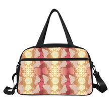 Load image into Gallery viewer, Butterfly and Roses on Geometric Weekend Travel Bag (Model 1671) bag e-joyer 
