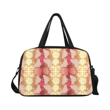 Load image into Gallery viewer, Butterfly and Roses on Geometric Weekend Travel Bag (Model 1671) bag e-joyer 
