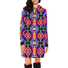 Load image into Gallery viewer, Fancy Bustle Hoodie Dress
