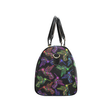 Load image into Gallery viewer, Neon Floral Hummingbirds New Waterproof Travel Bag/Small
