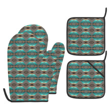 Load image into Gallery viewer, Cree Confederacy Oven Mitt &amp; Pot Holder
