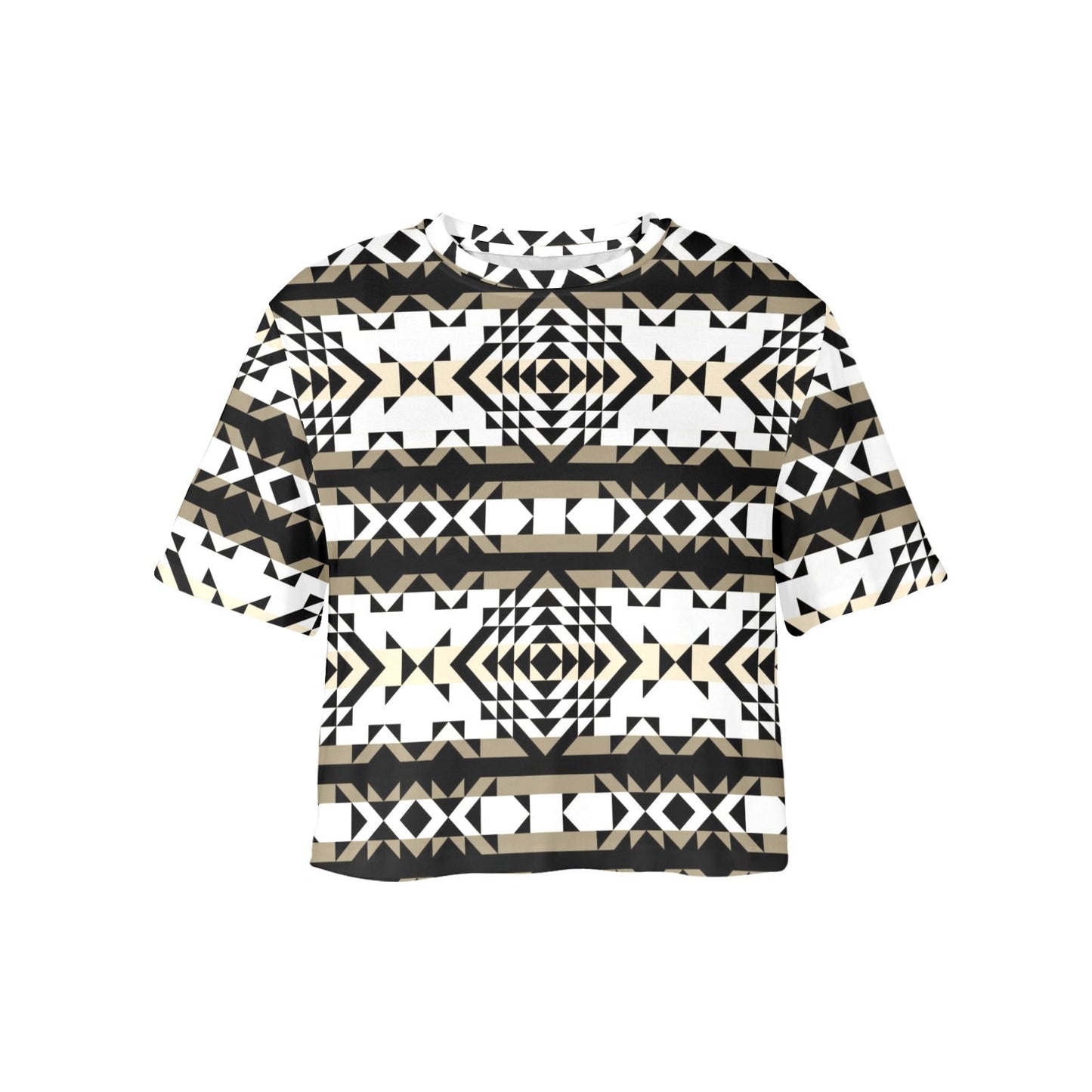Black Rose Crop Top