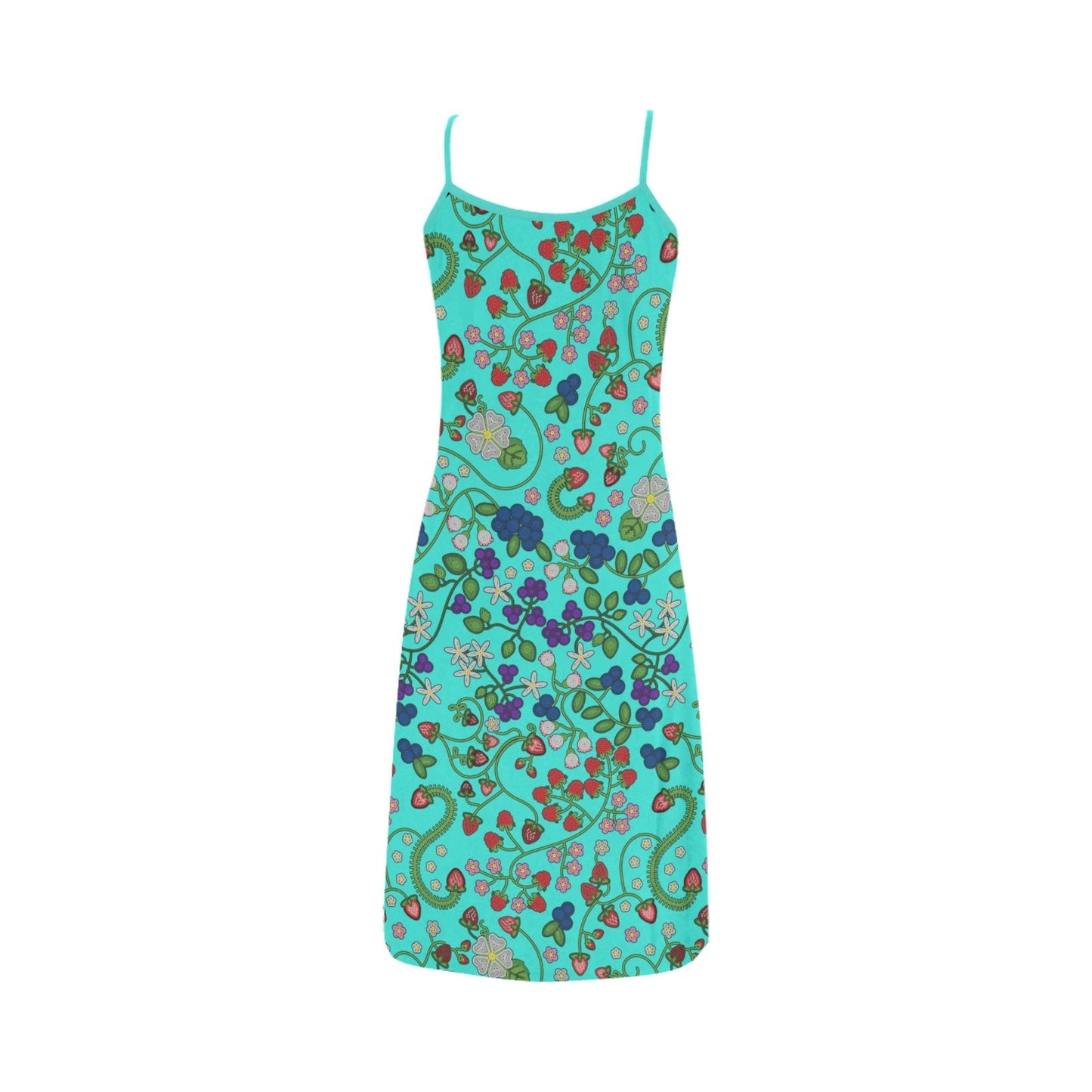 Grandmother Stories Turquoise Alcestis Slip Dress