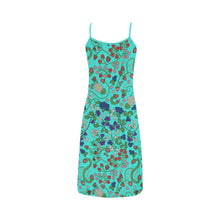 Load image into Gallery viewer, Grandmother Stories Turquoise Alcestis Slip Dress
