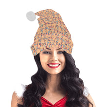 Load image into Gallery viewer, Swift Floral Peache Santa Hat
