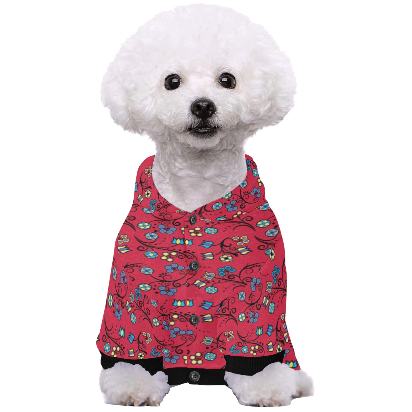 Blue Trio Cardinal Pet Dog Hoodie