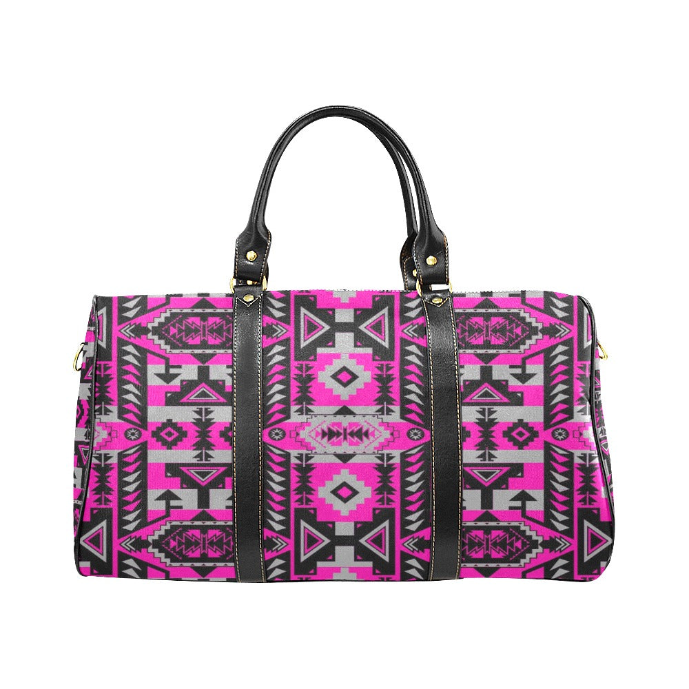 Chiefs Mountain Stunning Sunset Small Travel Bag