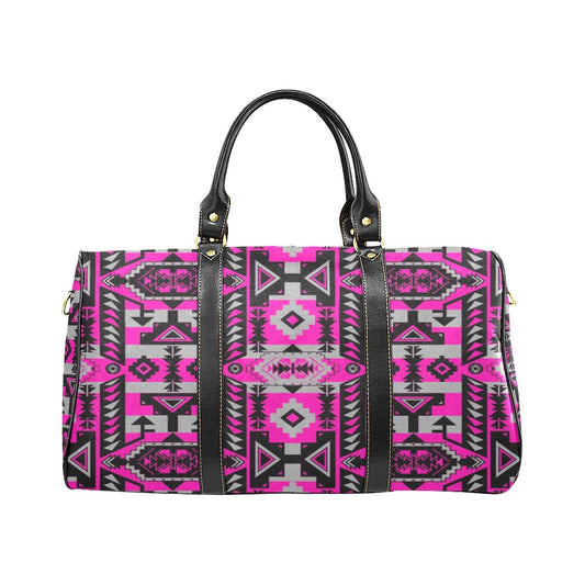 Chiefs Mountain Stunning Sunset Small Travel Bag