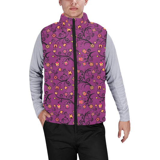 Lollipop Star Men's Padded Vest Jacket