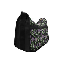 Load image into Gallery viewer, Purple Beaded Rose Crossbody Bags
