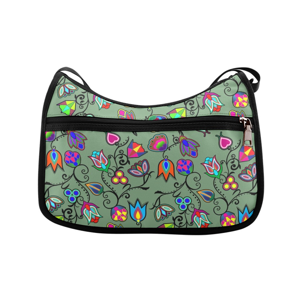 Indigenous Paisley Dark Sea Crossbody Bags