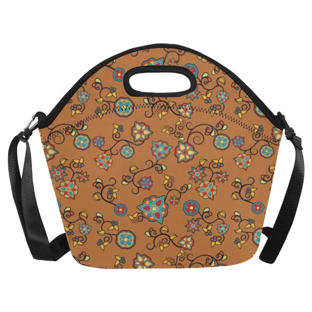 Fire Bloom Light Neoprene Lunch Bag/Large