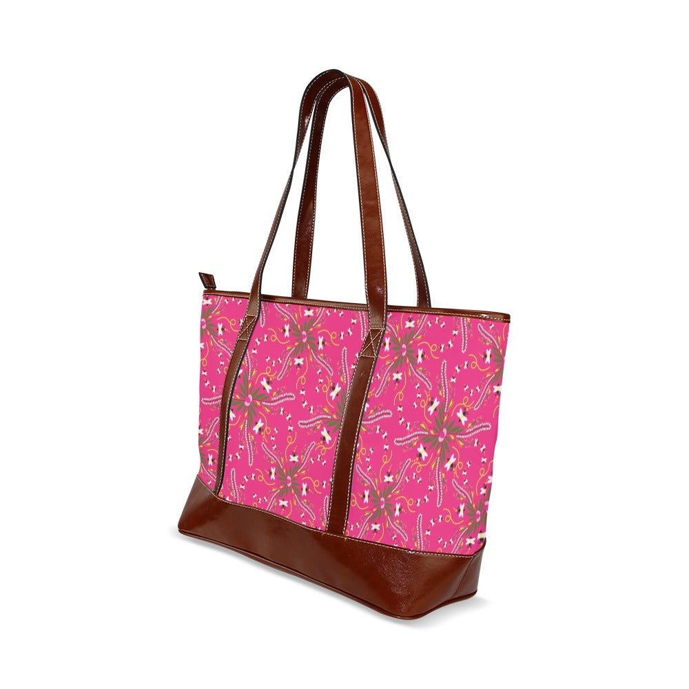 Willow Bee Bubblegum Tote Handbag