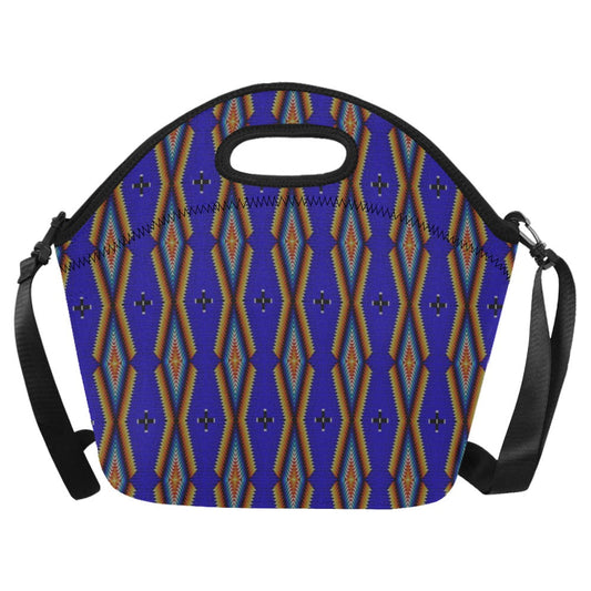 Diamond in the Bluff Blue Neoprene Lunch Bag/Large