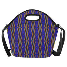 Load image into Gallery viewer, Diamond in the Bluff Blue Neoprene Lunch Bag/Large
