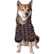 Load image into Gallery viewer, Floral Green Black Pet Dog Hoodie
