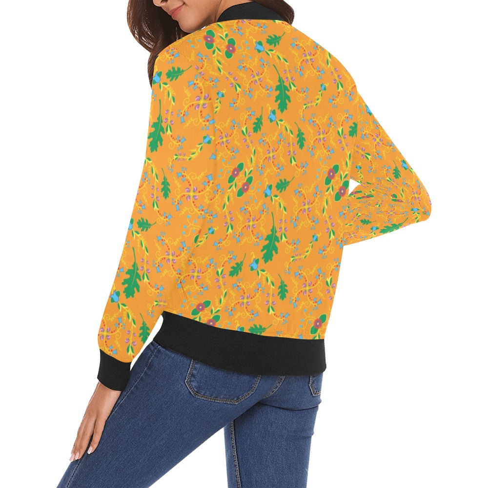 Vine Life Sunshine Bomber Jacket for Women