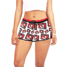 Load image into Gallery viewer, Sailor Skoden Shorts White Women&#39;s Relaxed Shorts (Model L19)
