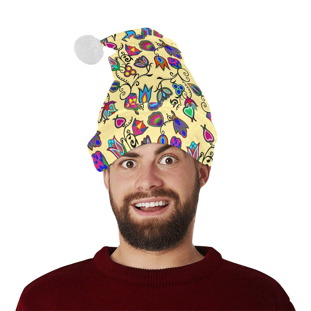 Indigenous Paisley Vanilla Santa Hat