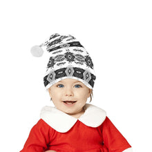 Load image into Gallery viewer, Sovereign Nation Black and White Santa Hat
