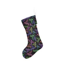 Load image into Gallery viewer, Floral Hummingbird Christmas Stocking
