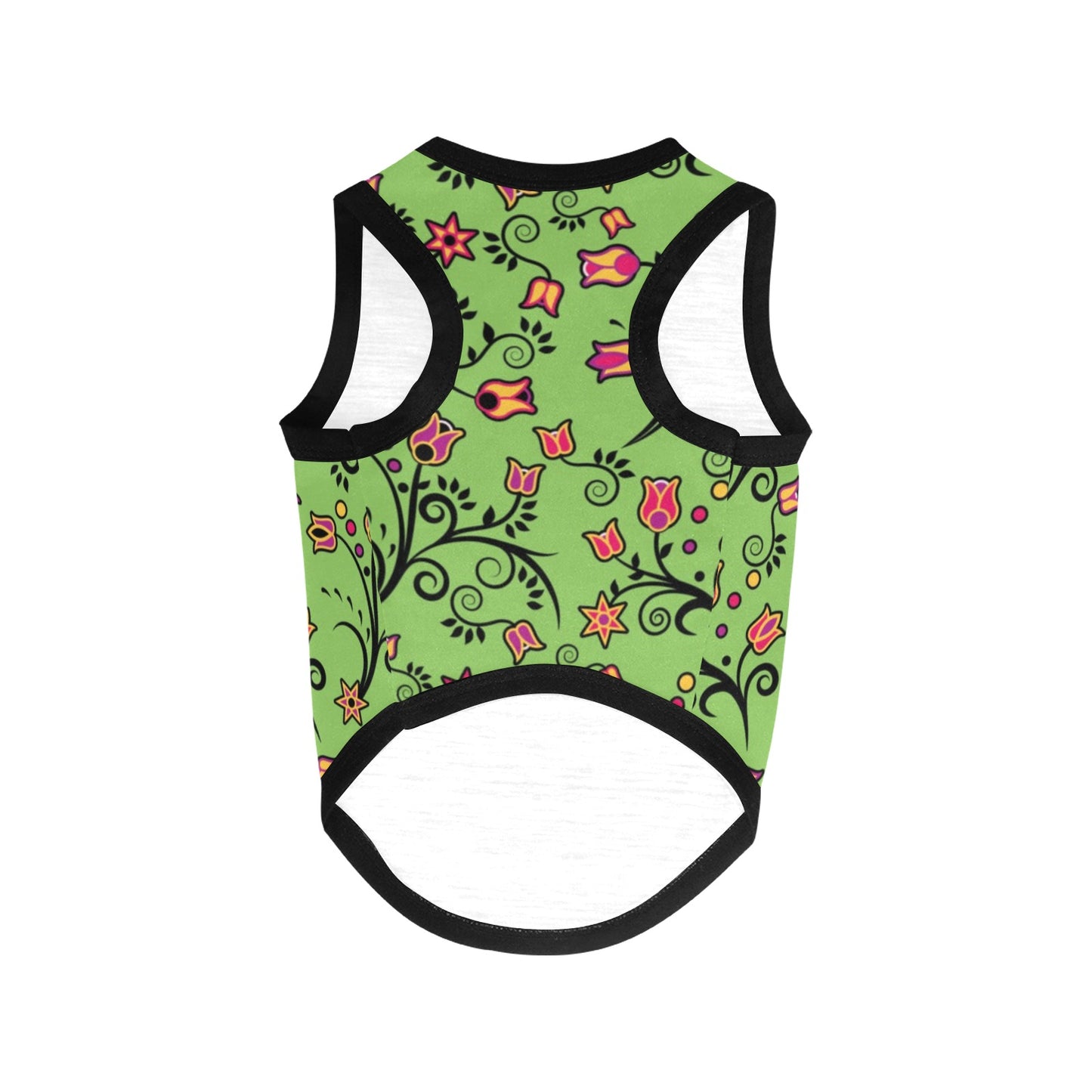 LightGreen Yellow Star Pet Tank Top