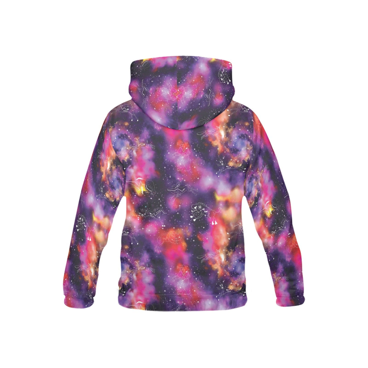 Animal Ancestors 9 Cosmic Swirl Purple and Red Youth Hoodie