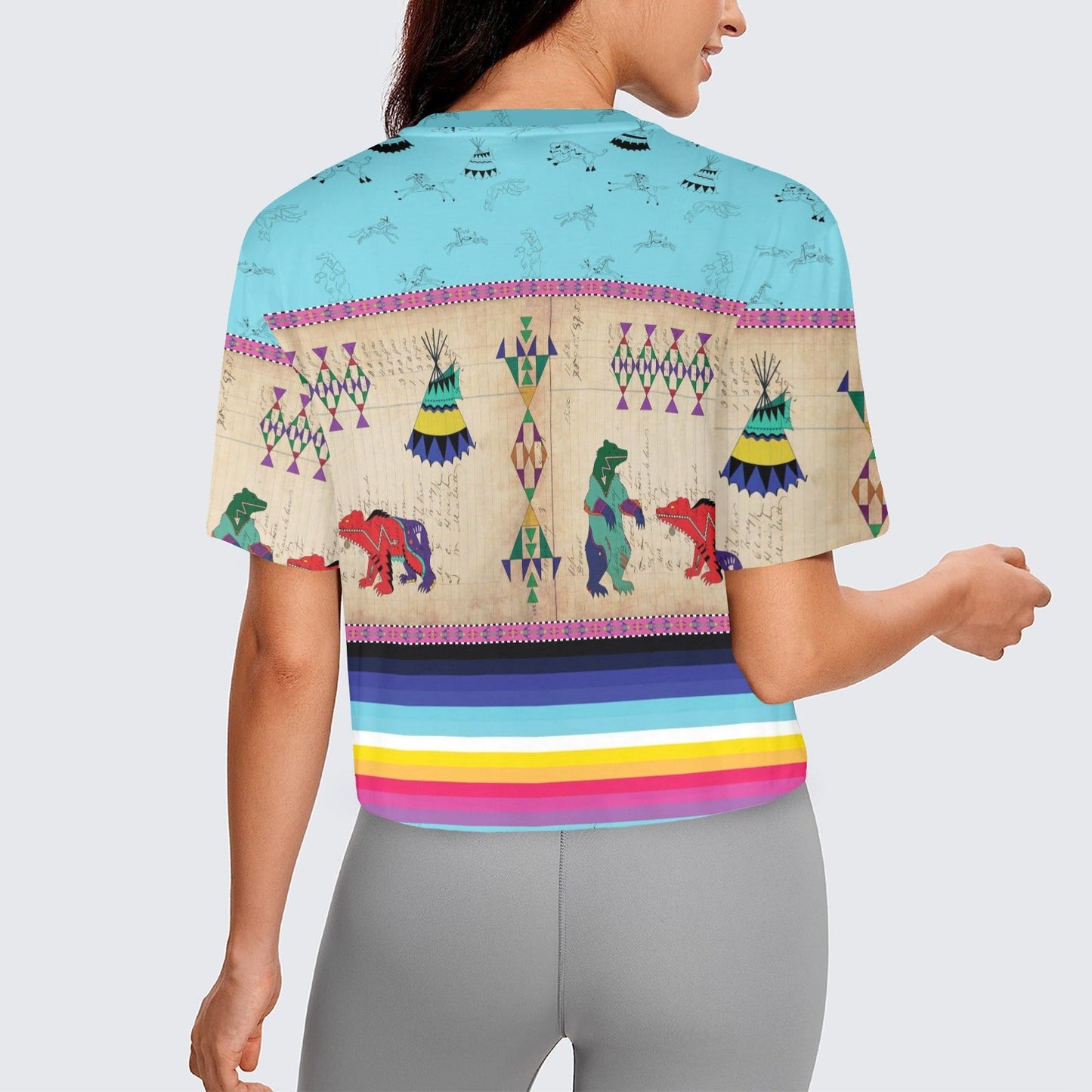 Bear Ledger Sky Crop Top