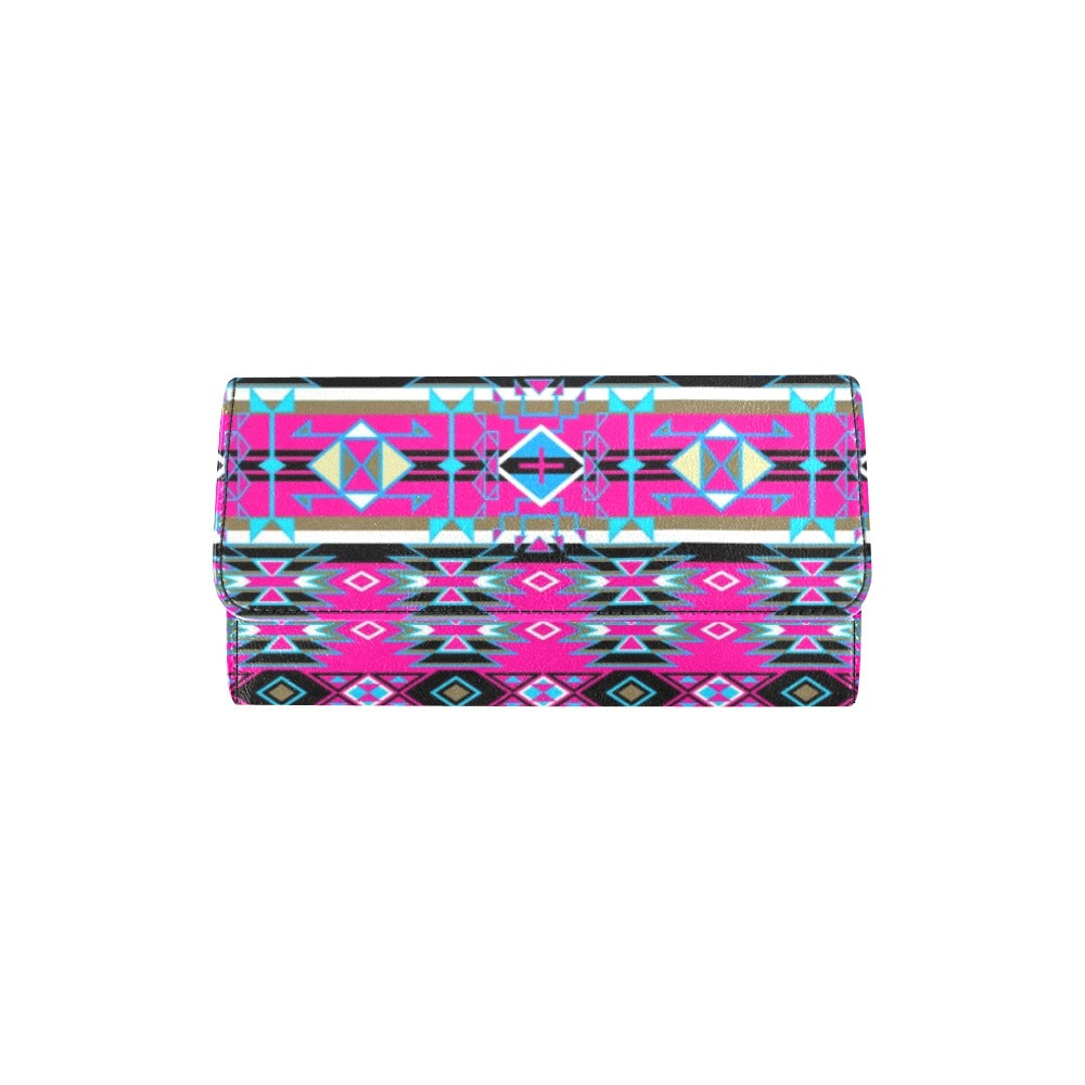 Force of Nature Sunset Storm Women's Trifold Wallet