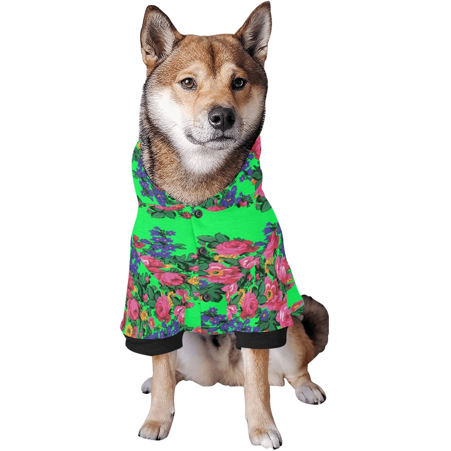 Kokum's Revenge Green Pet Dog Hoodie